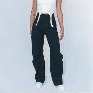 Princess Polly Lioness Moss Green Miami Vice High Rise Oversized Cargo Pants XXS